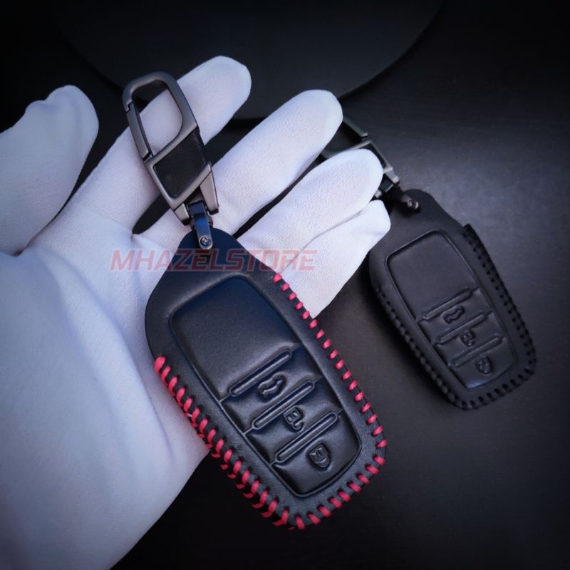 gantungan kunci sarung kulit cover remote keyless mobil toyota Fortuner innova venturer alphard zenix