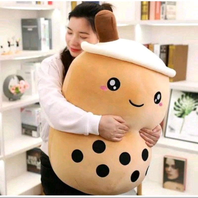 BONEKA BOBA BUBBLE MILK TEA / BTS JUMBO / BONEKA JUMBO