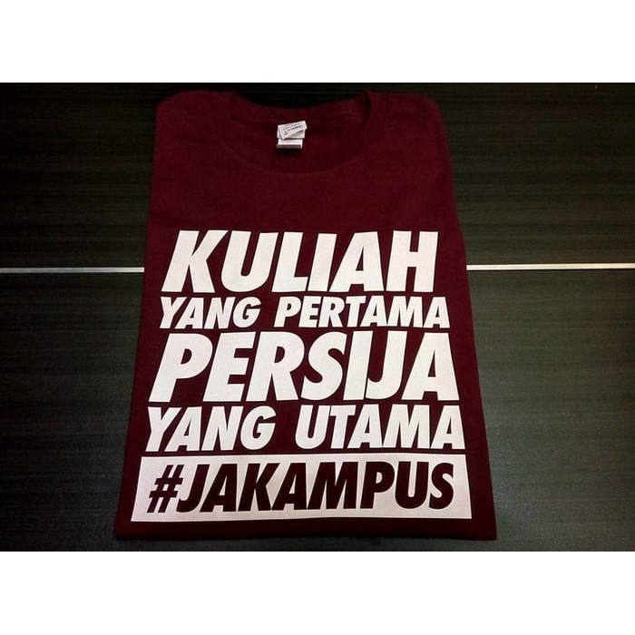 Kaos Tshirt Baju Combed 30S Distro PErsija Jakmania Jakarta Pamungkas