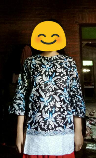 Atasan Batik Dolby Dolbi Dobby Doby Tenun Sutra Tulis Halus