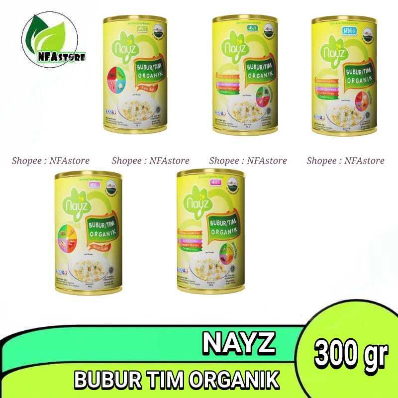 NAYZ KALENG BUBUR TIM ORGANIK 300 Gr 150 gr