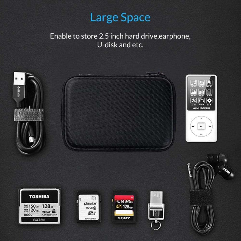 Kotak Penyimpanan Tas Aksesoris Gadget Storage Layer HDD Case 2.5 Inc