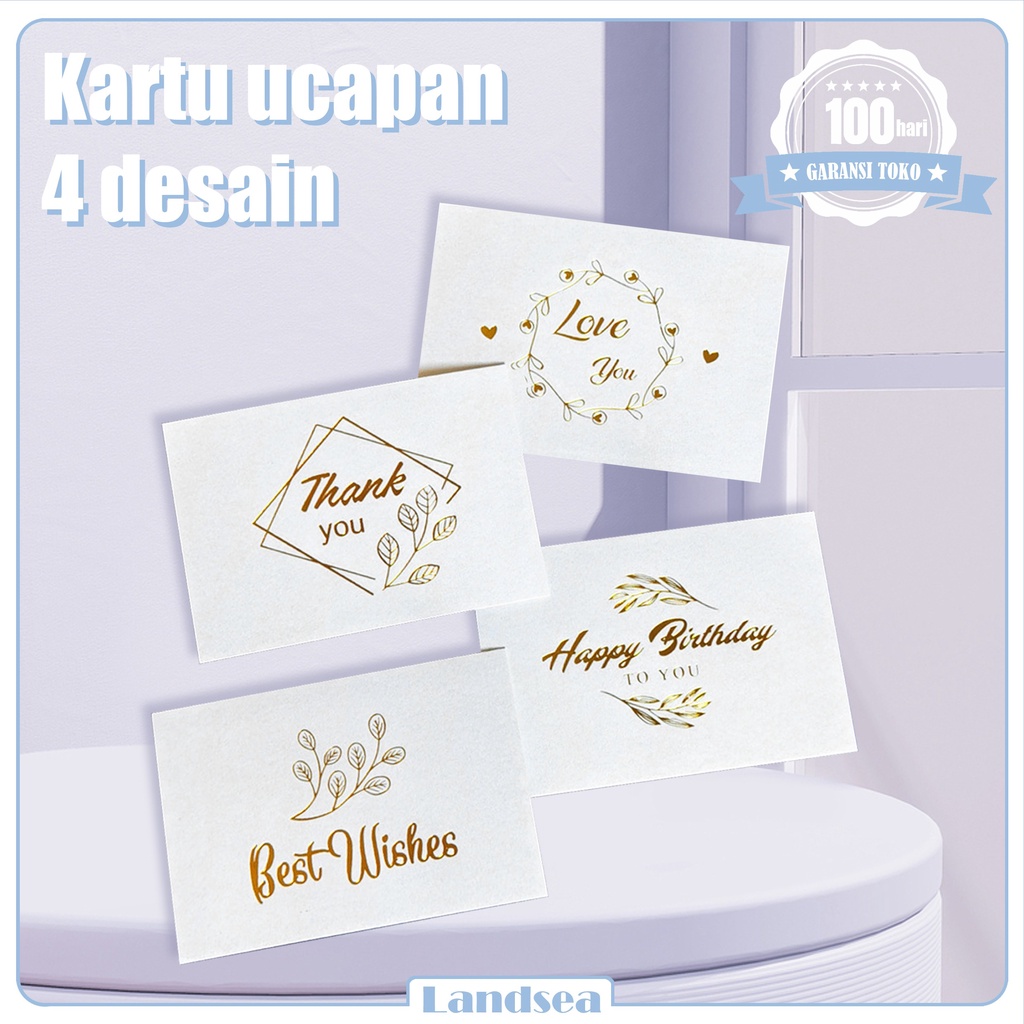 Landsea KARTU UCAPAN/GREETING CARD/GIFT CARD/KARTU berkat