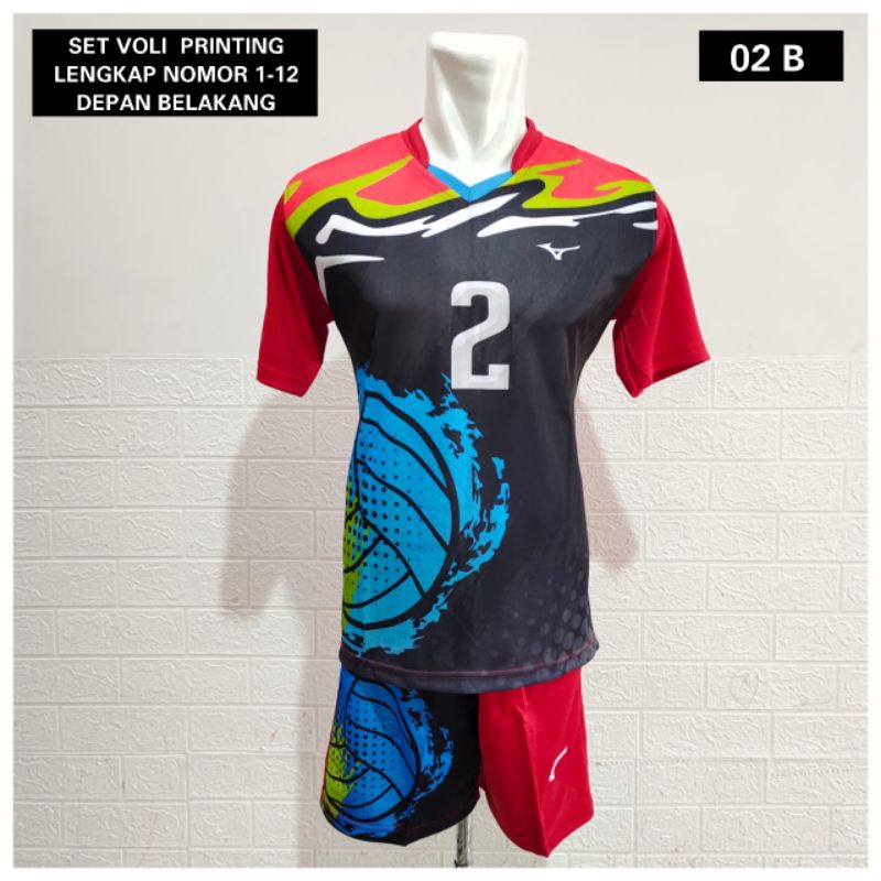 Jersey voli stelan voli kaos team olahraga voli sepak bola