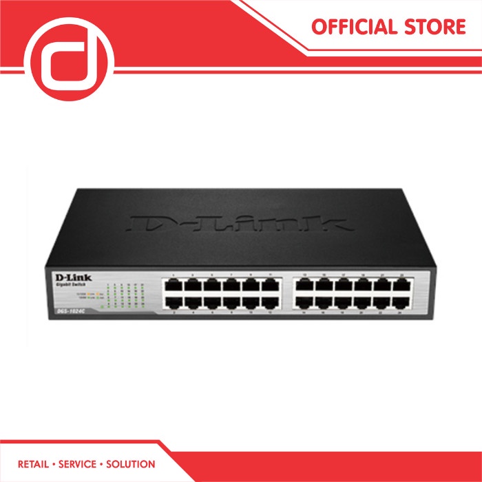 DLink 16 Port Gigabit Besi