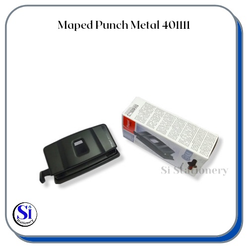 

Pembolong Kertas Maped Metal Esential E-4011 2 hole 10/12 Lembar