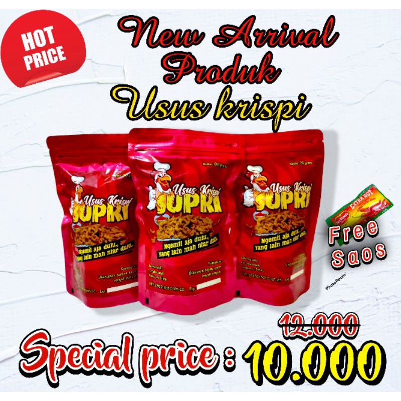 

kripik usus SUPRI usus krispi enak