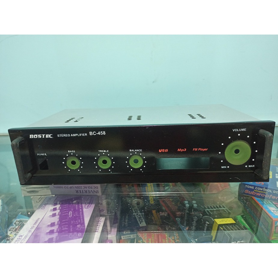 BOX POWER AMPLIFIER SOUND SYSTEM USB BC458 BOSTEC MURAH