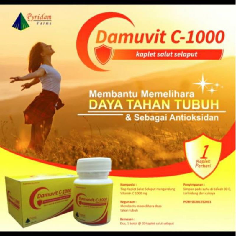 DAMUVIT C-1000 VITAMIN C 1000 MG