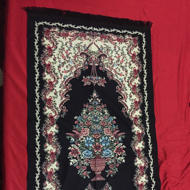 Sajadah arbain motif flora