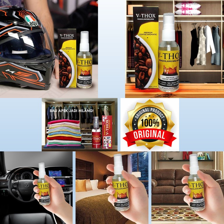 Pengharum Ruangan Parfum Serbaguna Penghilang Bau Apek V-Thox