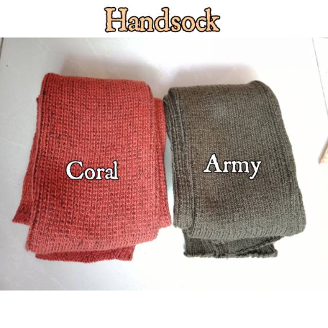 Handsock Rajut P 50cm | Manset Rajut Wanita