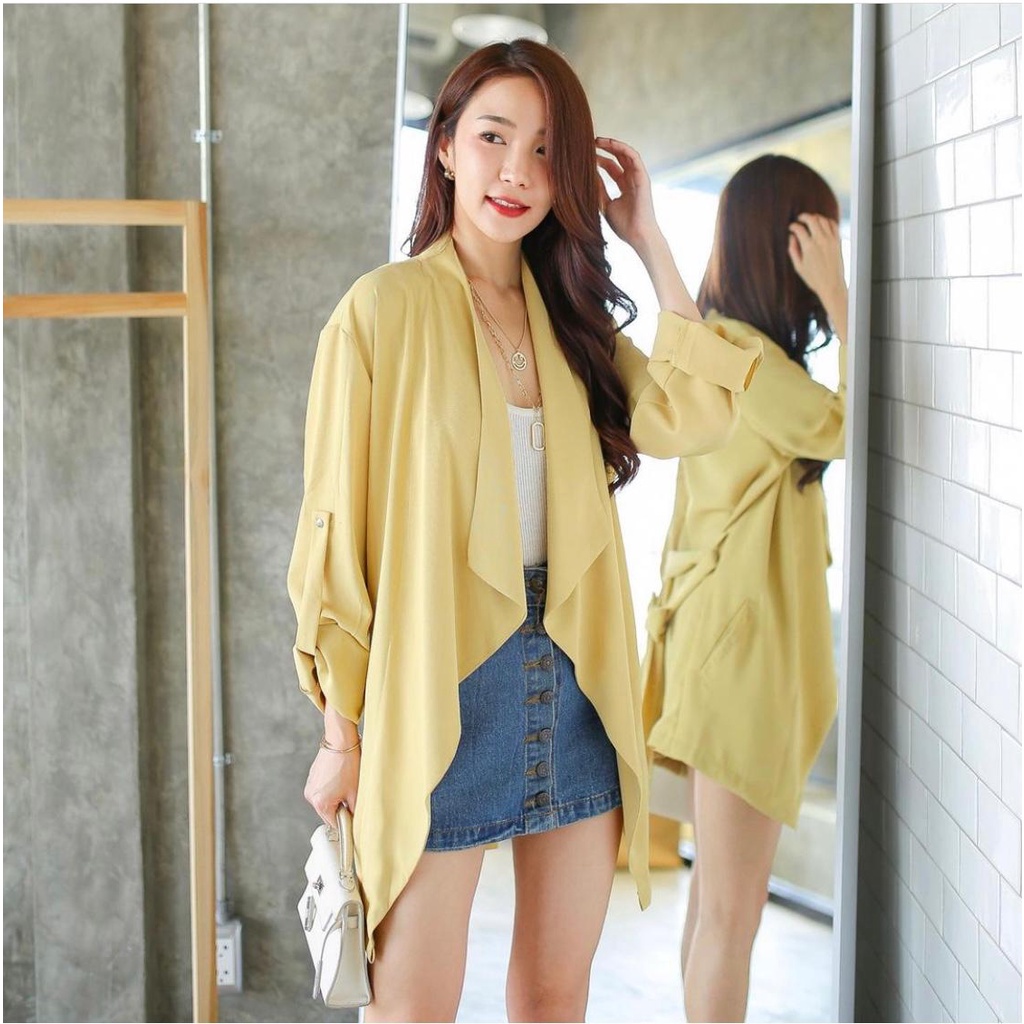 VS GG -  baju BLAZER cardigan wanita ERIKA