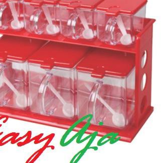 ◘ Tempat Bumbu Dapur Kitchen Set Nagata 756E Rak Bumbu Masak ✦