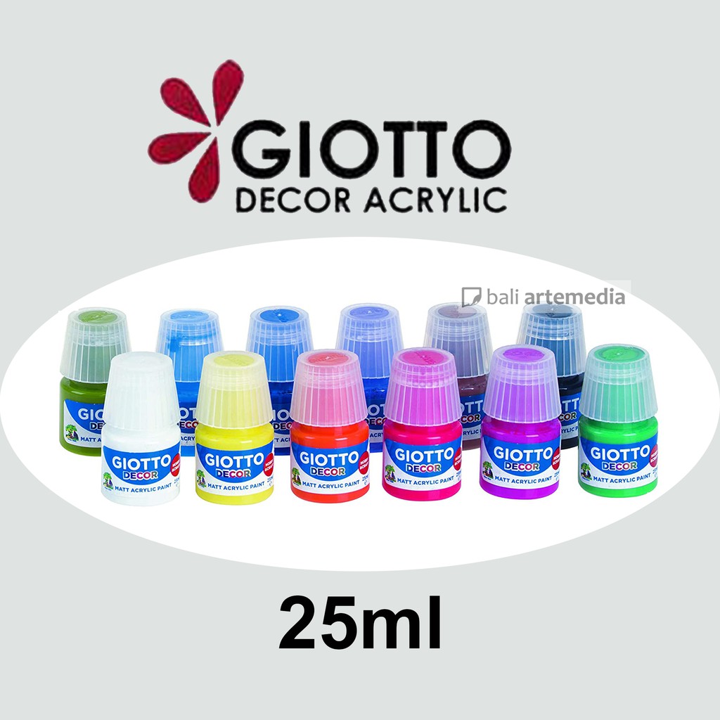 Giotto Decor Paint Matt Acrylik 25ml Part (1/2)