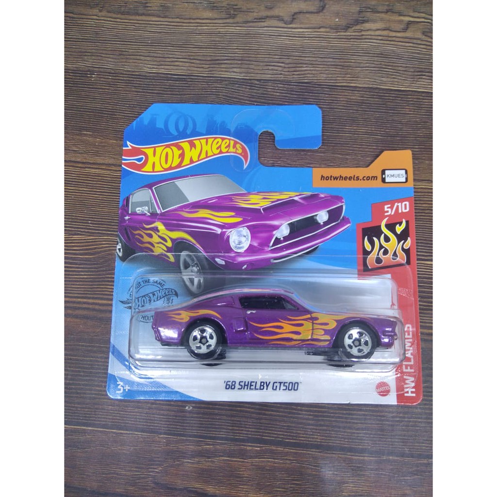 Hot Wheels 68 Shelby GT500 HW Short Card Flames 5/10