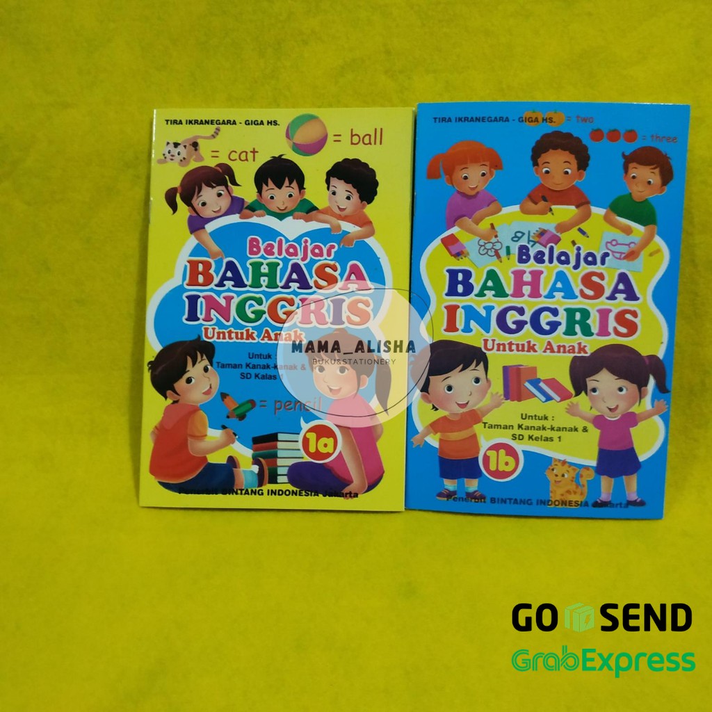 Paket Buku Anak Belajar Bahasa Inggris Jilid 1 untuk TK dan SD