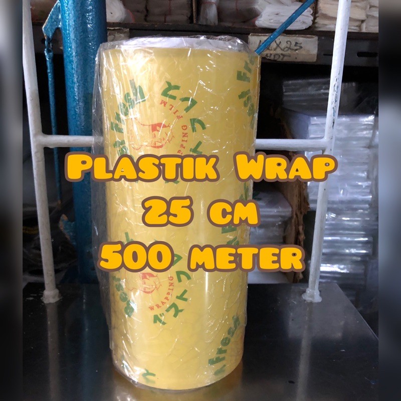 Plastik Cling Wrap Makanan 25 cm Wrapping Wraping Stretch Film plastik buah sayur kue  best fresh