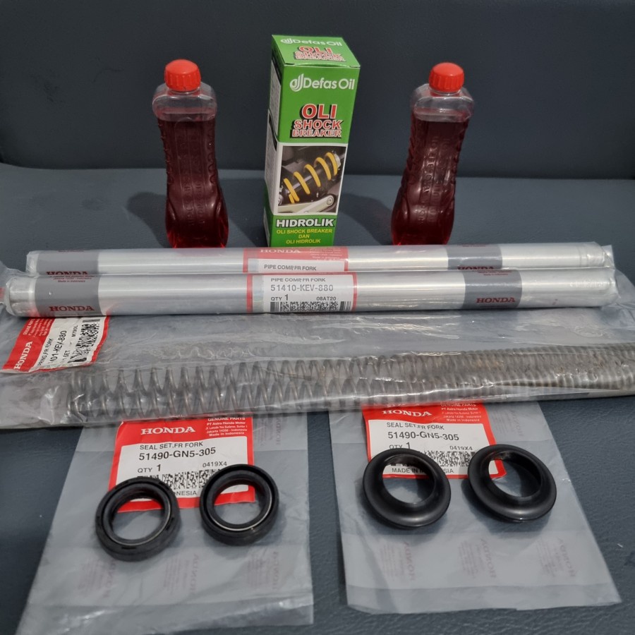 Paket L As Shock Sok Depan Honda Supra X Fit 100 Lama Old KEV