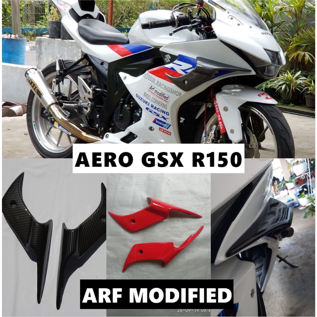 Aero winglet GSX motif Carbon kevlar