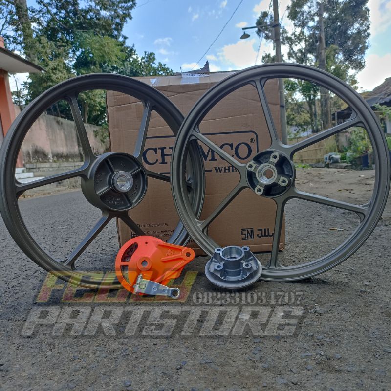 VELG BRT CHEMCO YAMAHA JUPITER Z VEGA R FIZ R RX KING VELG BRT CHEMCO TITAN 160 185 RING 17 VELG BRT