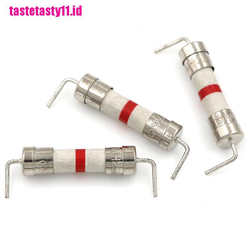 【TTID】5Pcs 8A 250V 5*20mm ceramic body time-lag axial lead fuse