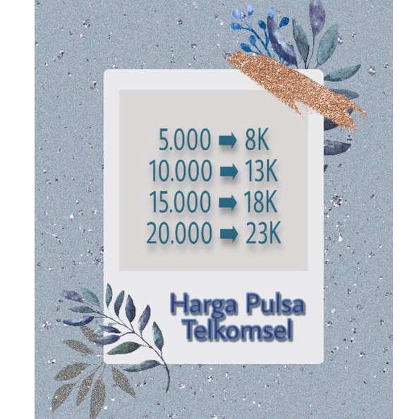 Pulsa Telkomsel 5RB / 10RB / 15RB / 20RB Murah & Cepat