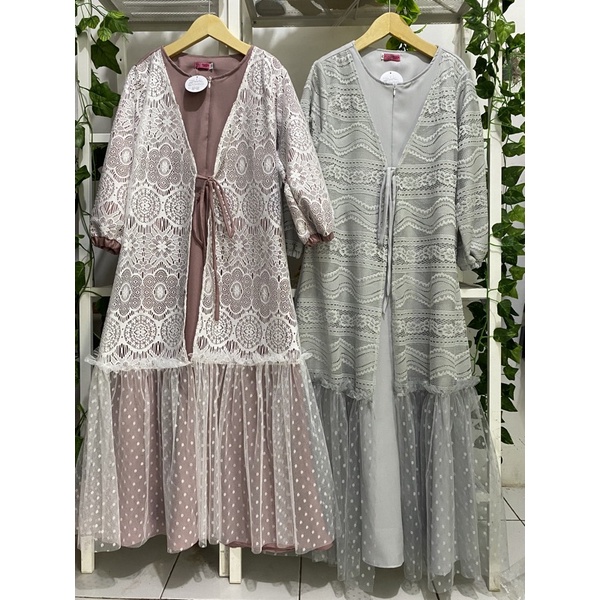 youngmoodis Olivia maxi dress brokat anak size 6-12tahun