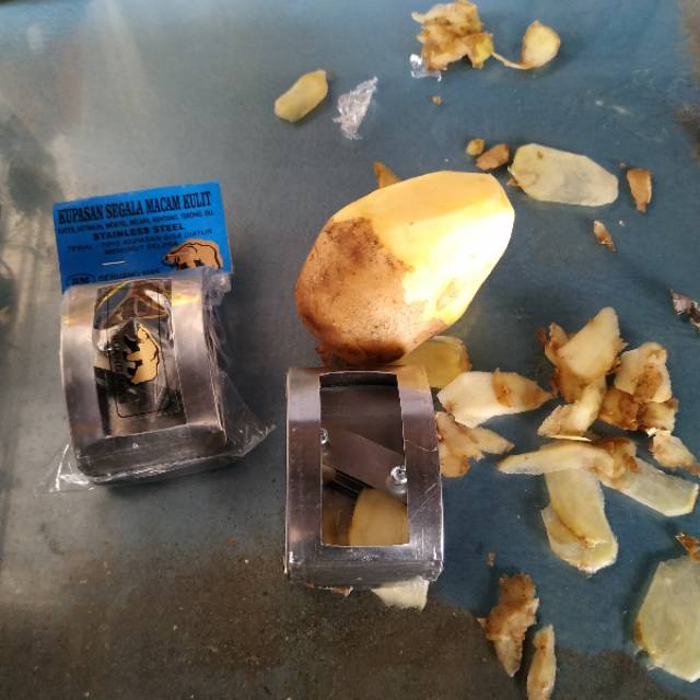 

Kupasan Segala Macam Kulit Stainless / Kupas Buah, Kupas Kentang, Kupas Timun, Kupas Sayur dll