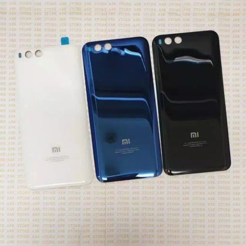 BACKDOOR BACK COVER KESING TUTUP BELAKANG XIAOMI MI6 Mi6 ORIGINAL-KACA