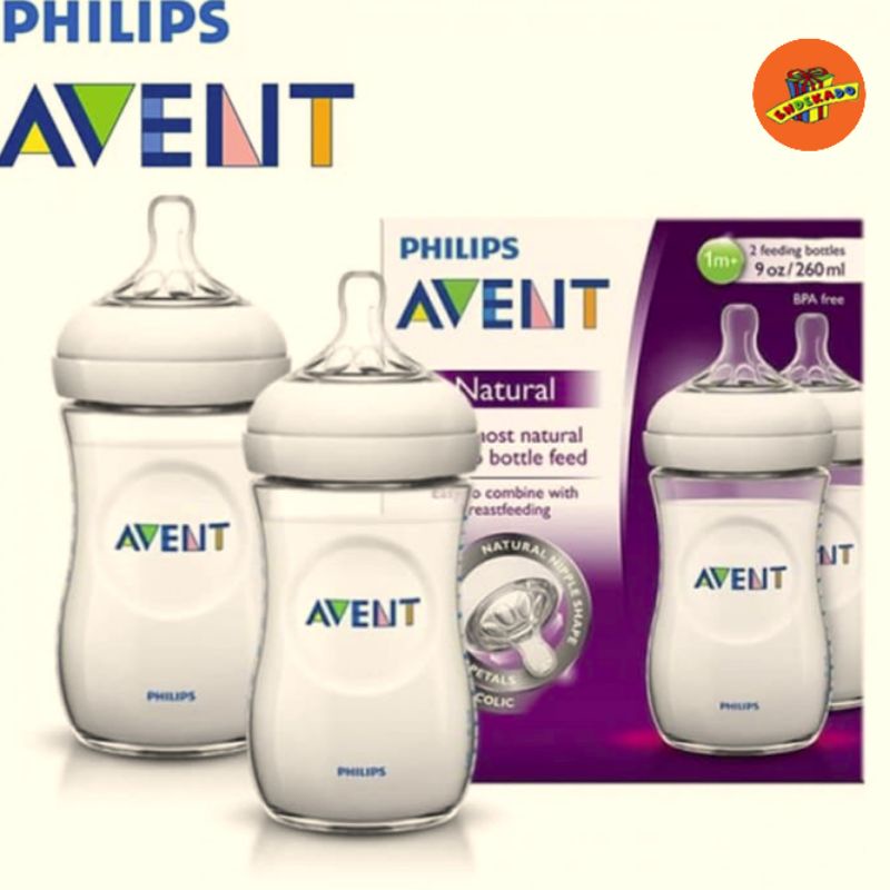 PHILIPS AVENT BOTOL SUSU PP NATURAL BENING 260ml