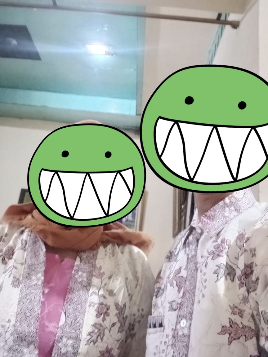 Sarimbit Keluarga/ Family Batik Gamis Wanita Kd Melati Dasar Krem Pink