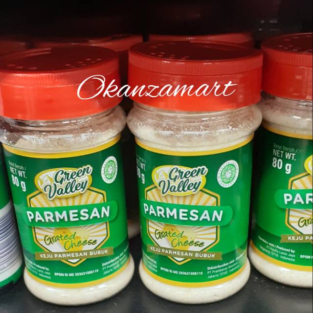 

Green Valey Parmesan Garted Cheese 80gr