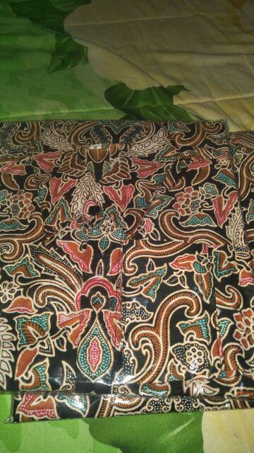 Batik Couple Keluarga Sania Ruffle Ori Ndoro Jowi Dnt Motif Sakura Merahh