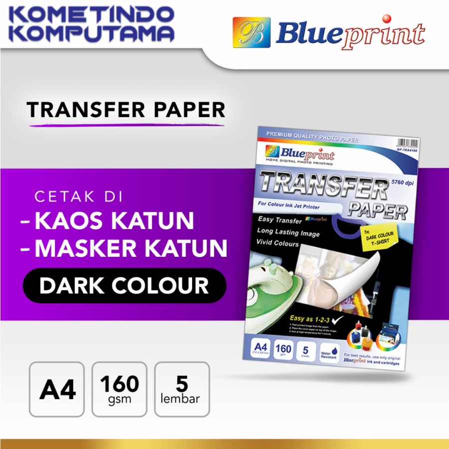 BP-TKA4160 Transfer Paper Dark A4 BLUEPRINT