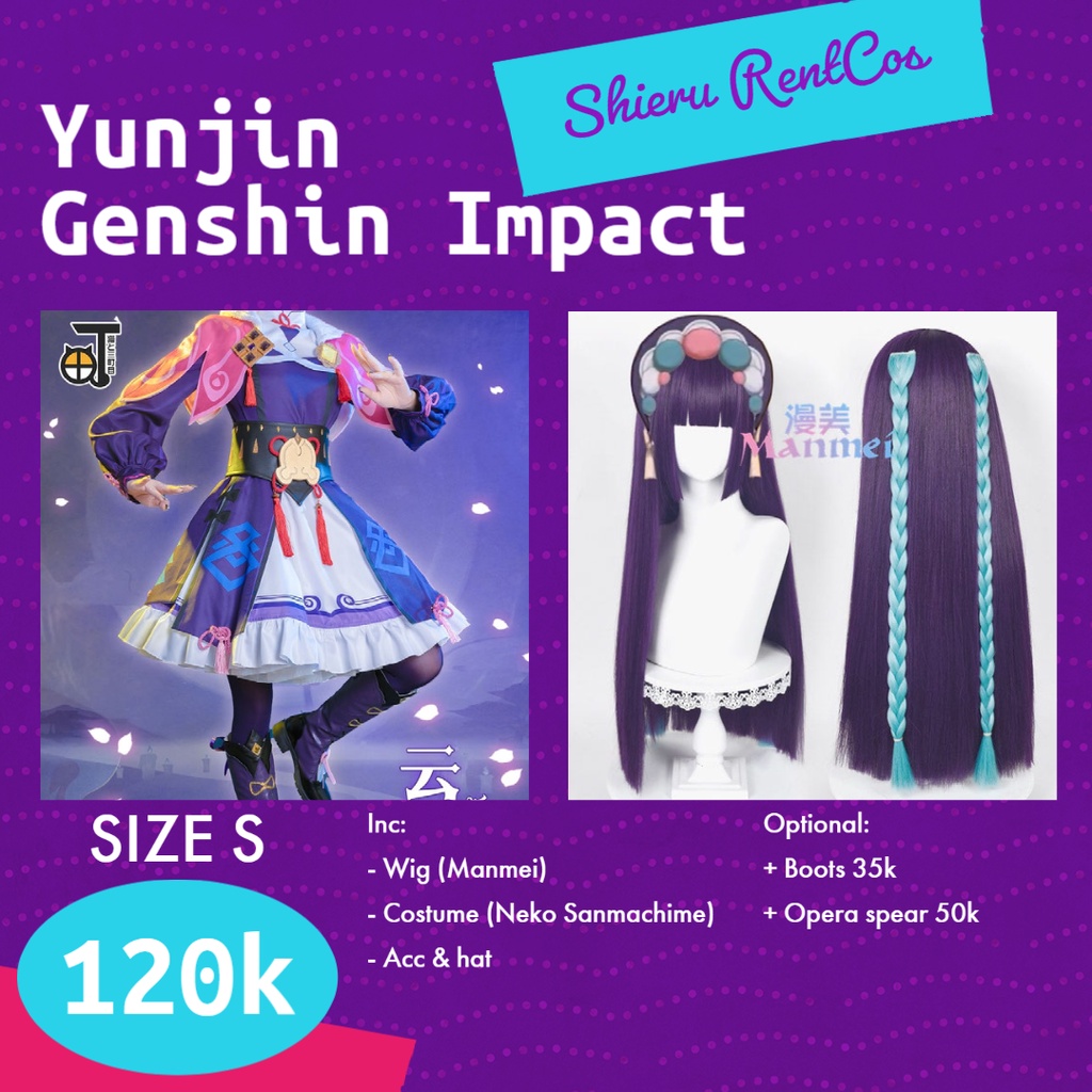 [RENTAL COSPLAY] (BACA DESKRIPSI) Yunjin - Genshin Impact