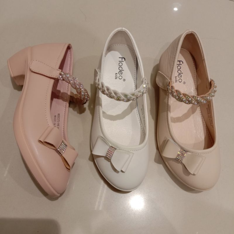 Fladeo kids Sepatu Heels 3 cm  Realpic (31-35) Anak cewek