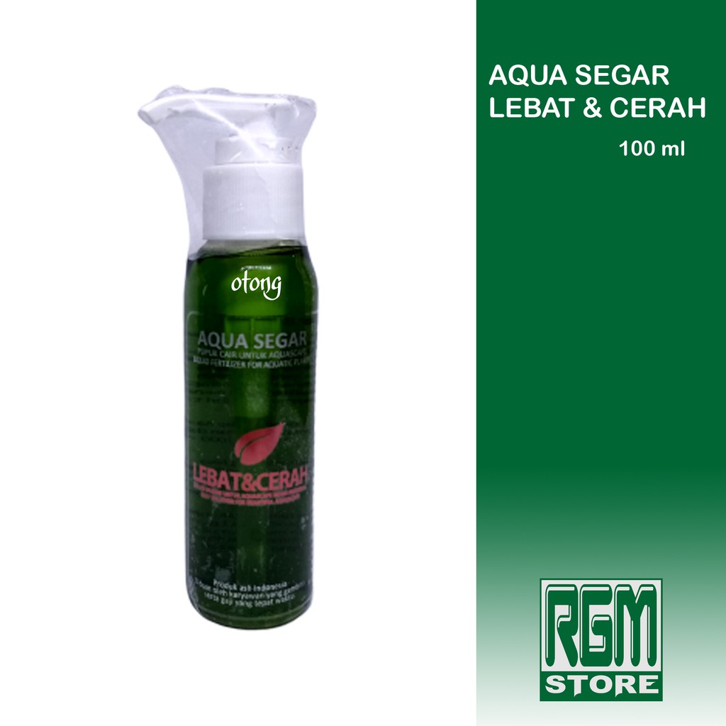 Pupuk cair Aquasegar aqua segar lebat dan cerah tanaman aquascape 100ml