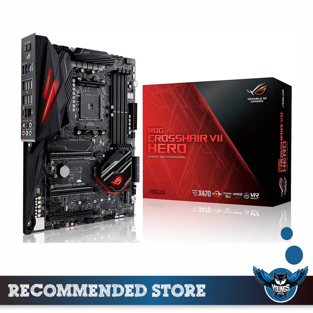 MOTHERBOARD AMD ASUS ROG CROSSHAIR VII HERO AM4