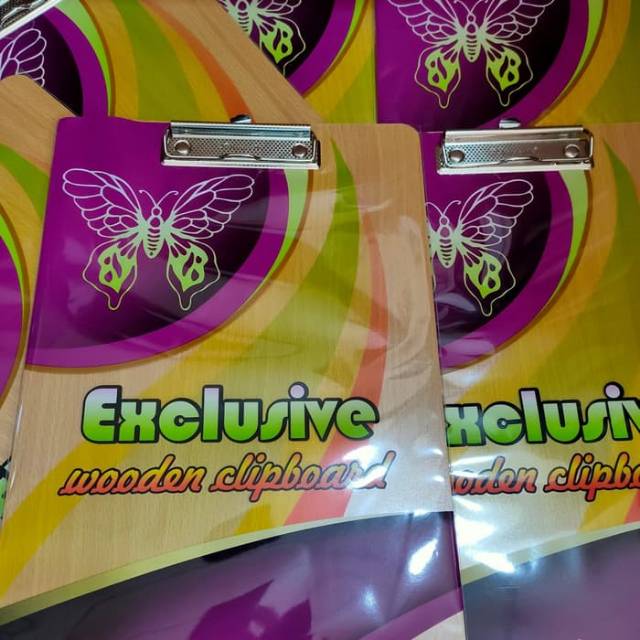 

Papan Jalan / Clip Board Kayu Butterfly