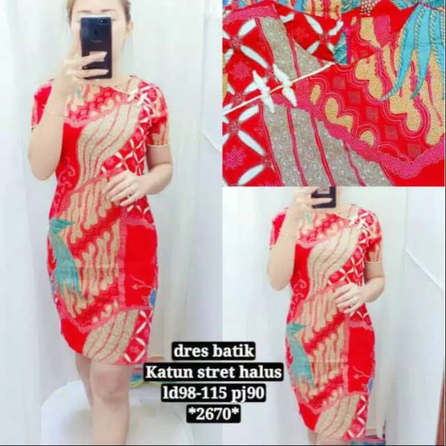 Dress Cheongsam Batik / cheongsam Batik Dress Wanita