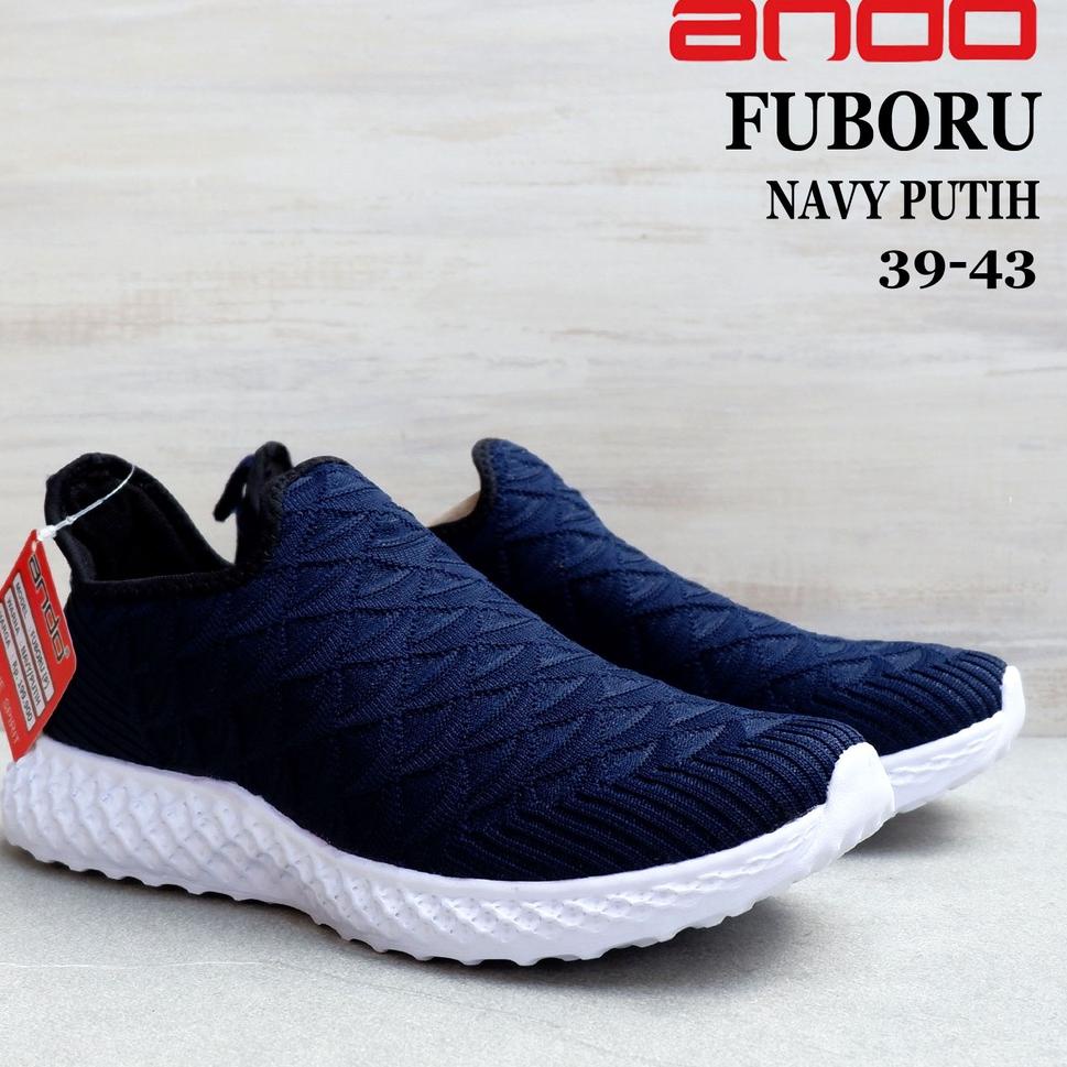 Sepatu Pria Ando - BRAVIA & BALTAZAR & FUBORU - size 39-43 - sepatu rajut pria - sepatu sneakers - s