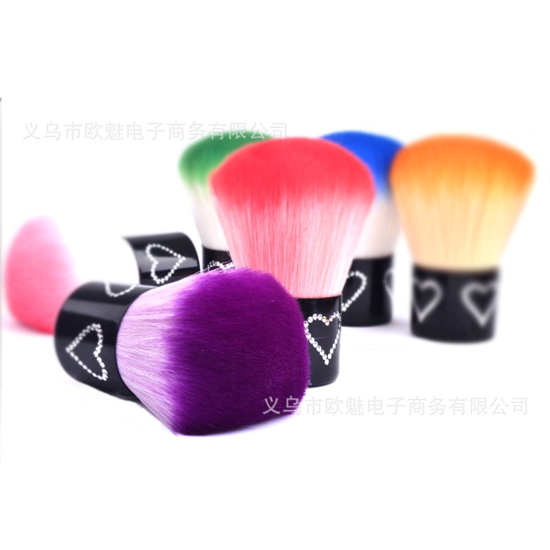 【 COD 】BRUSH WARNA, Nail Brush Nail Dust Brush Manicure Pedicure