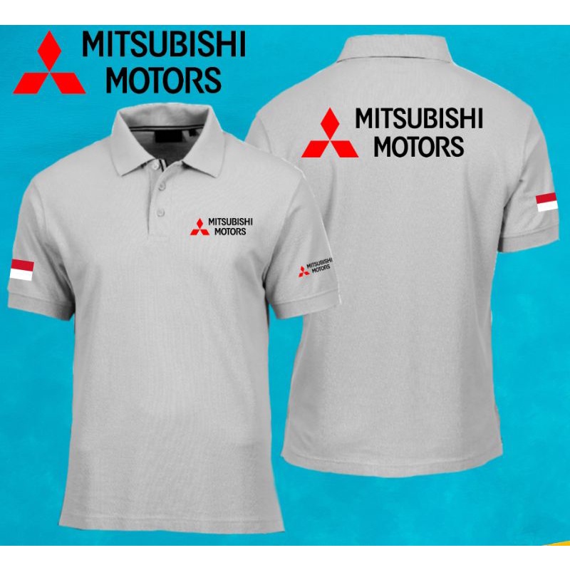 Polo Shirt Mitsubishi Motor | Baju Kaos Polo Mitsubishi Motor | Polo Shirt Otomotif Mitsubishi Motor