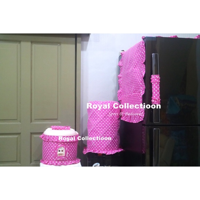 Sarung Galon - Set Sarung Galon Dotty Pink