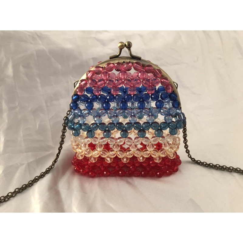 Tas manik manik / tas manik / beaded bag / pearl bag / tas wanita / tas kecil / tas mini
