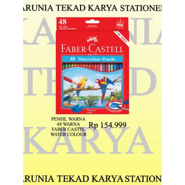 

PENSIL 48 WARNA FABERCASTEL WATER COLOUR