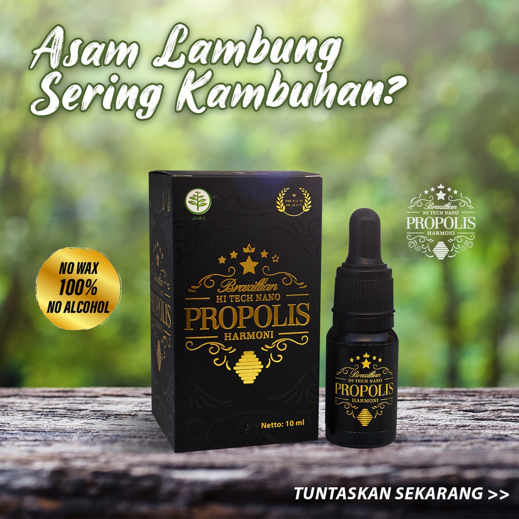 Propolis Hi Tech Nano Brazilian Harmoni 10 ml Asli Original