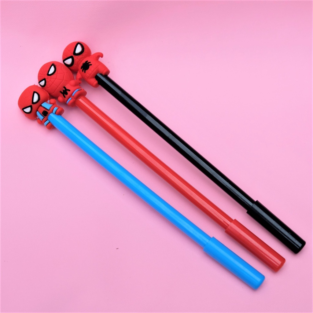 

PULPEN SPIDERMAN PENA PEN GEL TINTA MURAH READY COD GROSIR