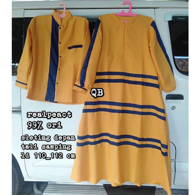 Gamis Couple Koko Kuning